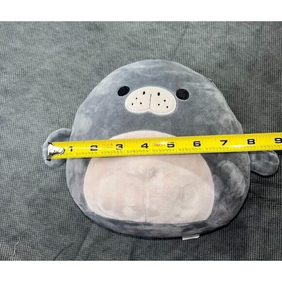 Squishmallows Gray 8" Matt Manatee Seal Plush KellyToy Squish RARE Retired - Picture 11 of 12